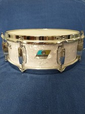 Ludwig 5 x 14 Vistalite Snare Drum, Wrapped Pearl, Imperial Lugs