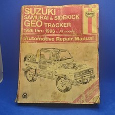 Suzuki Samurai Sidekick Geo Tracker 1986-1996 Repair Manual Haynes