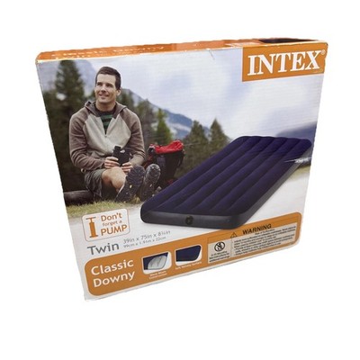 NEW SEALED Intex TWIN 39''X75''X  8.75  Classic Downy Inflatable Air Bed Mattress 