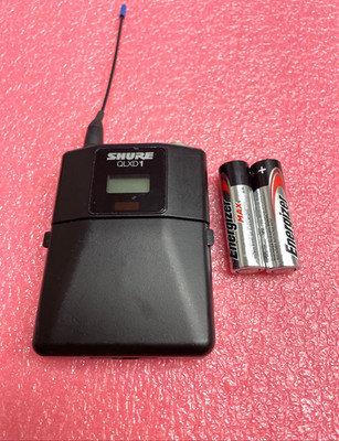 OEM Shure QLXD1 JB Digital Wireless Bodypack Transmitter 806-125-809.750 MHz.