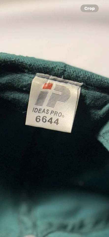 Sombrero Hollister Grande Logo Ajustado Verde Talla Única Sólido Agujeros de Ventilación Exterior Foto 3 de 4