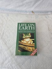 Life On Earth: A Natural History by David Attenborough VHS Nature Video UNTESTED