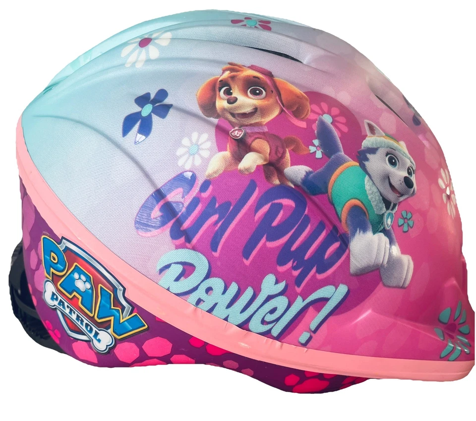Набор велосипедных шлемов и подушек Paw Patrol для детей и малышей, розовые, для детей от 3 до 8 лет - Изображение 3 из 4