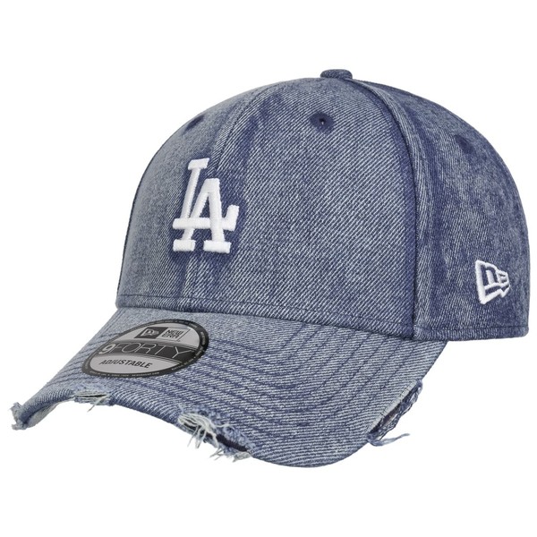 New Era 9Forty Acid Wash Denim Dodgers Cap Basecap Baseballcap Mlb La Los-image
