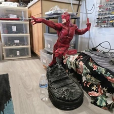 Marvel Daredevil STATUE  Custom /  Little Over 2 Ft / NICE!