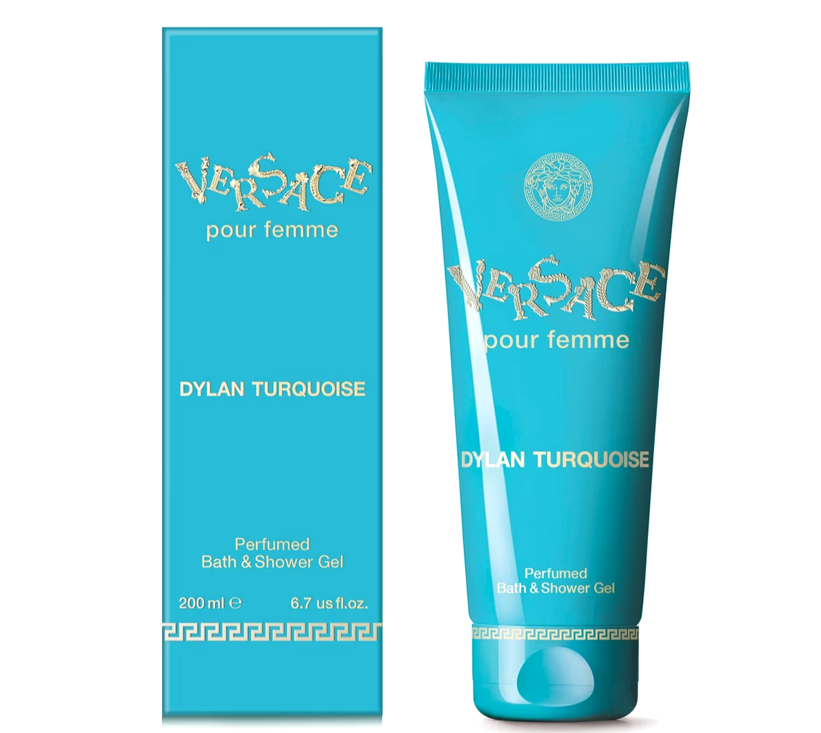 Versace Dylan Turquoise Pour Femme Bath and Shower Gel 200ml New Sealed