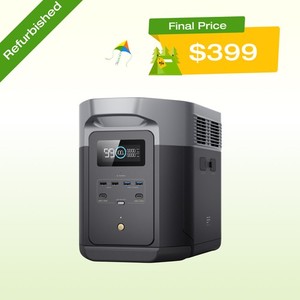 EcoFlow DELTA 2 Portable Power Station 1024Wh Certified Refurbished, LiFePO4