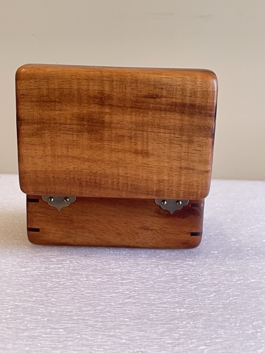 ロイツモト　Roy TSUMOTO 木製アクセサリーケース Roy Tsumoto Koa Wood Small Jewelry Box | eBay