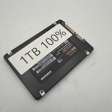 Samsung 860 EVO 1TB Internal, 2.5 inch MZ-76E1T0B Solid State Drive-100% Health