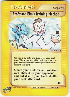 Professor Elm's Training Method 148/165 Reverse Holo Expedition NM Einzelkarte