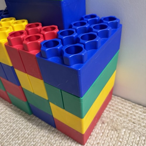 Jumbo Building Brick Toy 23 Piece Lot Set Large Plastic Stackable Biggo Blocks - Picture 4 of 9