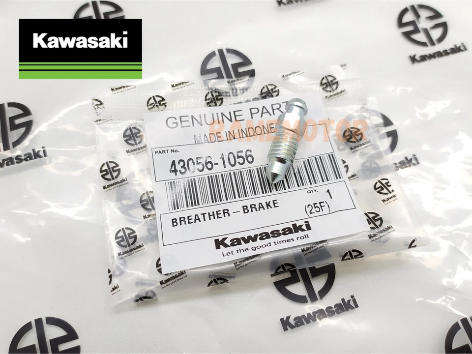 KAWASAKI KX85 250 KDX 200 ZX 6 14 NINJA VERSYS KLE BREATHER BRAKE SCREW GENUINE - Image 2 of 4