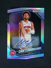 2024-25 Panini Prizm Black Cade Cunningham #8 Auto Silver
