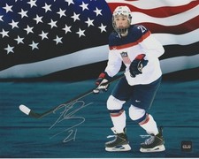 Hilary Knight Autographed Team USA Captain America 8x10 Photo