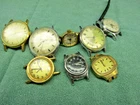 Vintage Lot of 8 Timex Mechanical wind up  Mens / womens watch Lot #B29