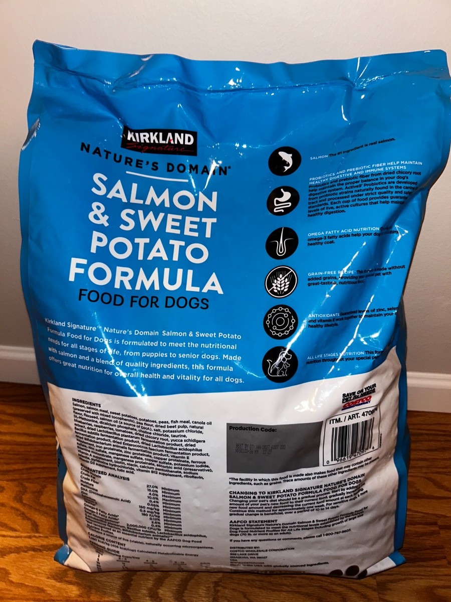 Kirkland Nature's Domain Dog Food Salmon & Sweet Potato Grain-Free