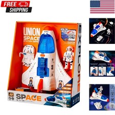 Space Shuttle Toy Rocket Ship with Astronaut Large Space toys for kids 3 5