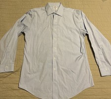 Brooks Brothers Regent 16-34 Blue Non Iron Supima Cotton Men  s Button Down Shirt