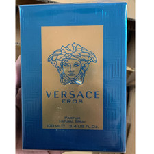 Versace Eros Parfum for Men 100ml 3.4oz Natural Spray Blue Fragrance Sealed
