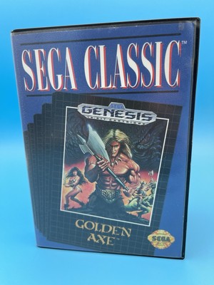 Golden Axe Sega Genesis Authentic CIB Complete Tested Sega EU Version Cart