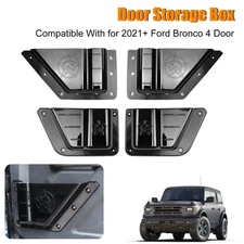 Front Rear Door Panel Pocket Holder Organizer Box Fits For 2021-2025 Ford Bronco