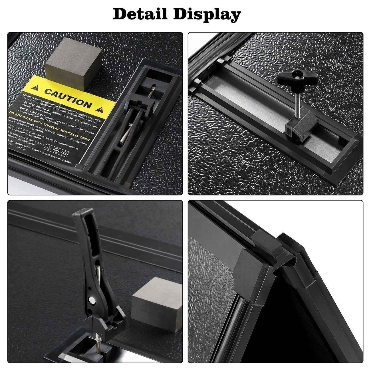 Hard Tri-Fold Bed Cover Truck Tonneau Cover for 2022 2023 2024 Tundra 5.5FT D