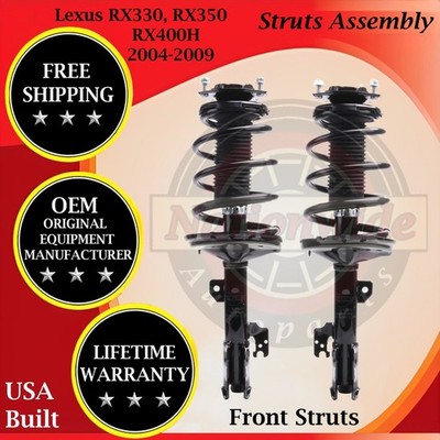 Monroe OEM Front Struts For 2004-2009 Lexus RX330/RX350/RX400H Lifetime Warranty