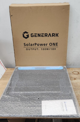 Generark GA-SP-100 SolarPower One 100W 18V Solar Panel (2 Pack) -NEW/OPEN BOX-
