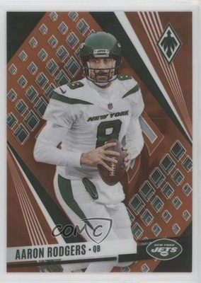 2023 Panini Phoenix Orange SP Variation /75 Aaron Rodgers #11 1cx3