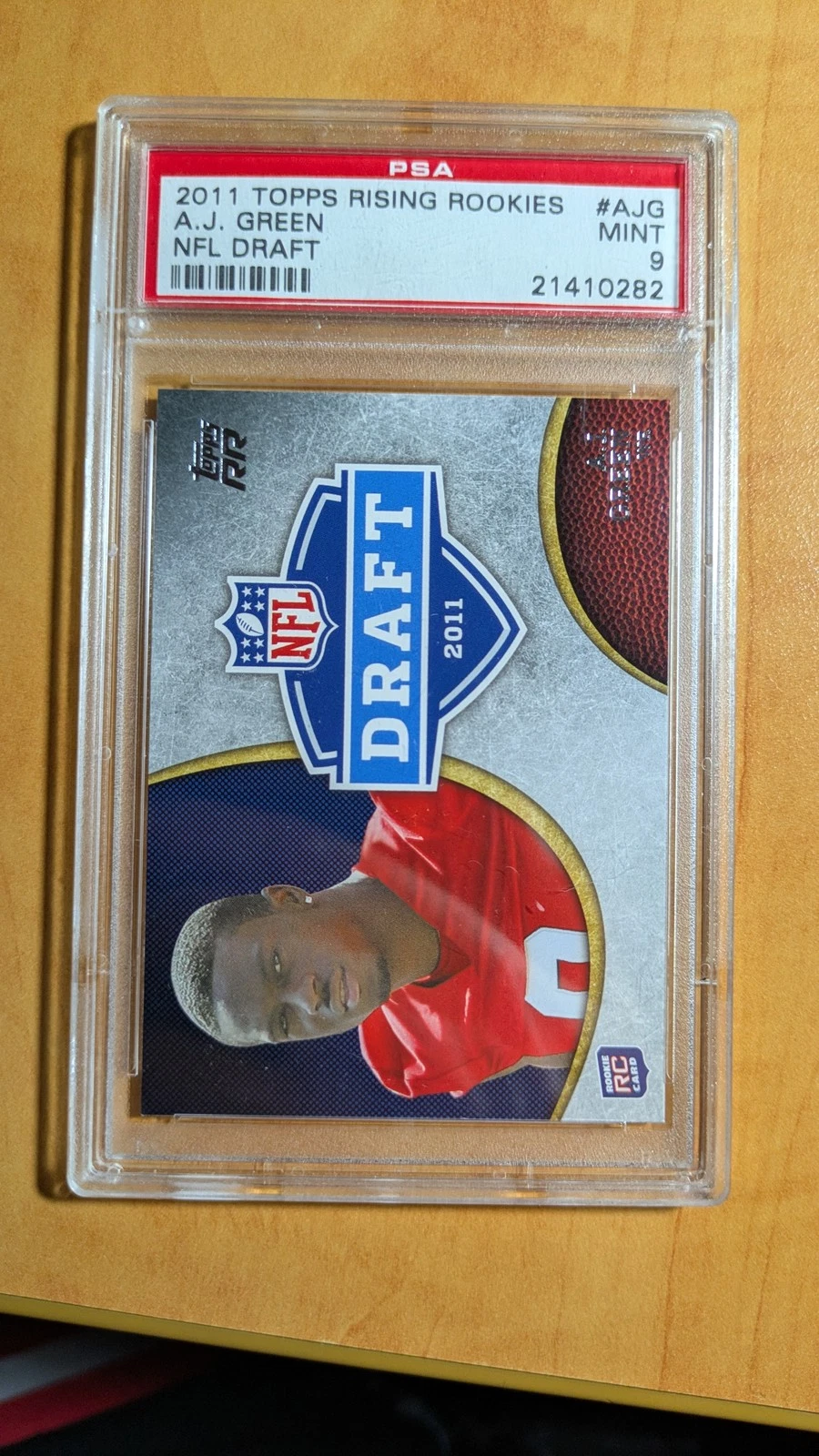 AJ Green Topps Rising Rookies NFL Draft #AJG Base