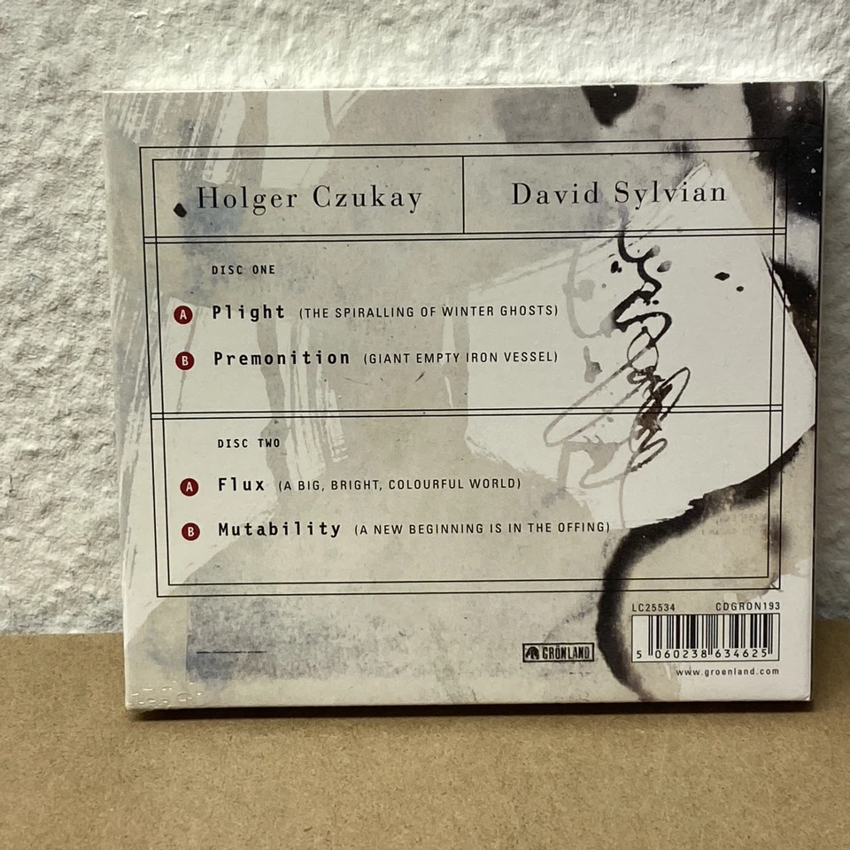 David Sylvian & Holger Czukay / Plight Premonition Flux Mutability / 2 CDs - NEU - Bild 2 von 4