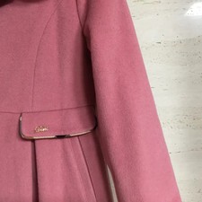 Daks Kids Wool Coat with Faux Fur Collar - Size 140