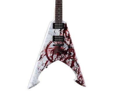 Dean Michael Amott Tyrant X Signature Guitar - Splatter