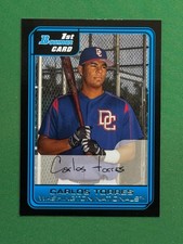 2006 Bowman Baseball 1st Bowman Prospects #B65 Carlos Torres