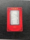 2012 1oz 999 Fine Silver Bar - PAMP Suisse Year of the Dragon (Sealed In Assay)
