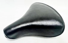 Vintage Schwinn Approved / Mesinger Dual Spring Black Bicycle Seat w/ metal pan