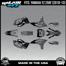 Graphics Kit for YAMAHA YZ250F (2010-2013) OMINOUS-GRAY
