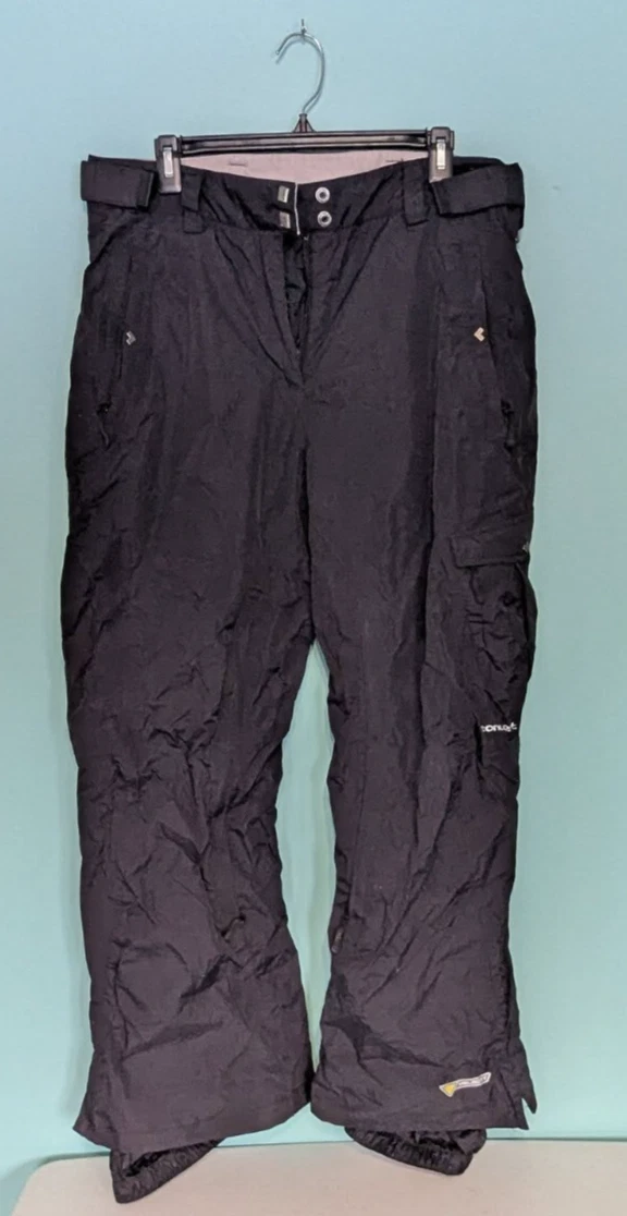 Women's Snow Pants Size Large Black Omni Tech Waterproof Breathable Convert
Opens in a new window or
