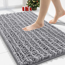 Bathroom Rugs Mat 30X20, Extra Soft Absorbent Chenille Bath Rugs, Non Slip Rubbe