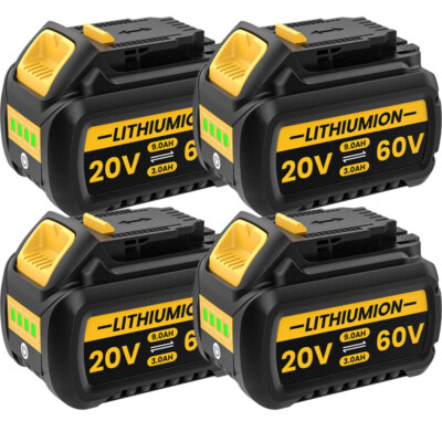 20V 54V 60V 9Ah 12Ah Battery For DeWalt XR FlexVolt DCB205 DCB206 DCB606 DCB609
