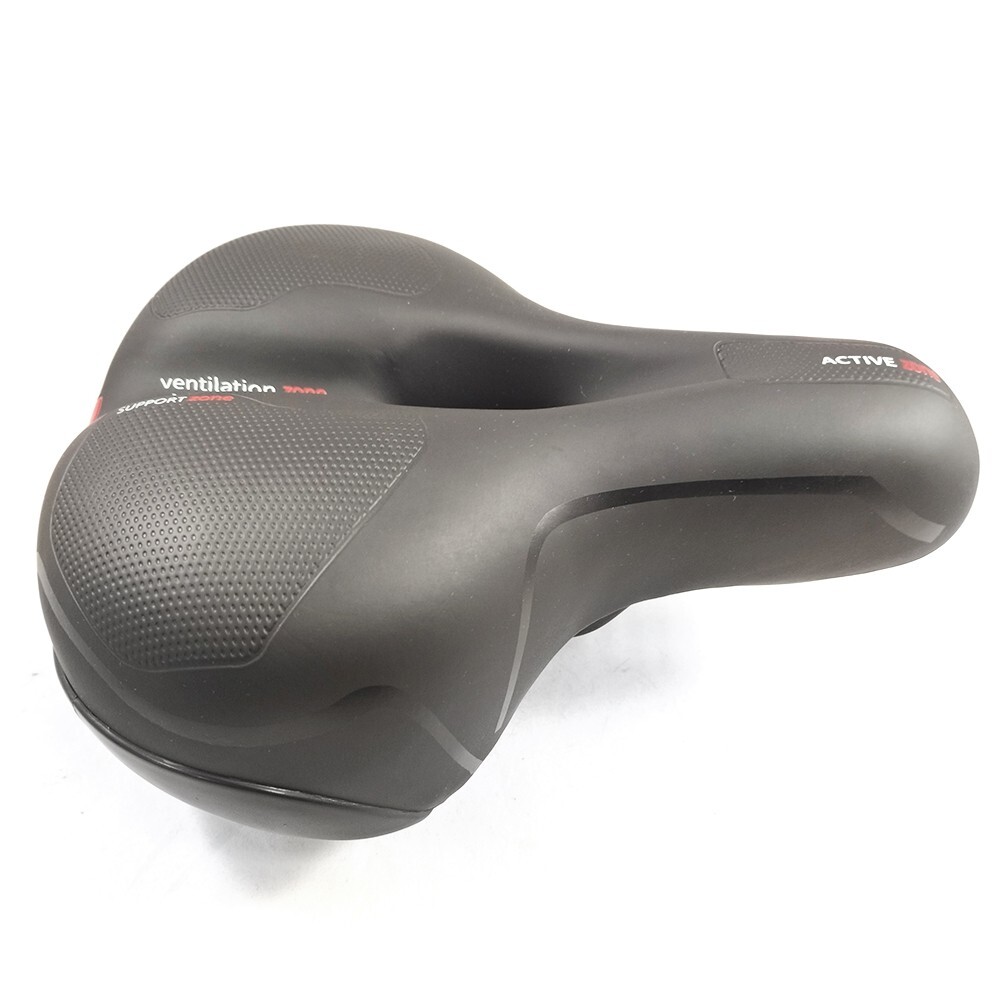 Bike Bicycle Soft Gel Comfort Saddle Seat LED Black For Commencal