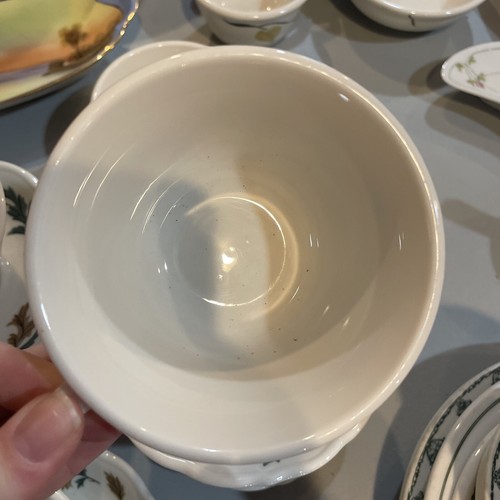 Syracuse China Coffee Cup Saucer from 1957 Kingswood Oak Leaf RARE Beautiful - Picture 5 of 6