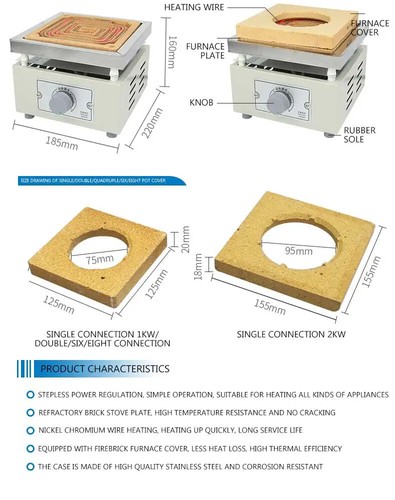 Hornos electrónicos de uso general de laboratorio, temperatura ajustable de baja potencia - Imagen 14 de 19