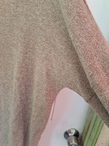 Zenana Gr. M Pullover braun weich Cowneck/Rollkragen Lagenlook Bohemian - Bild 7 von 10
