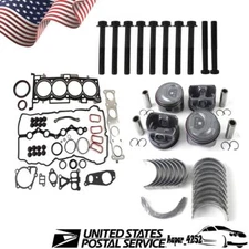 G4KJ Engine Gasket Kit/Head Bolts/Piston Rings/Bearings For Hyundai Kia 2.4L