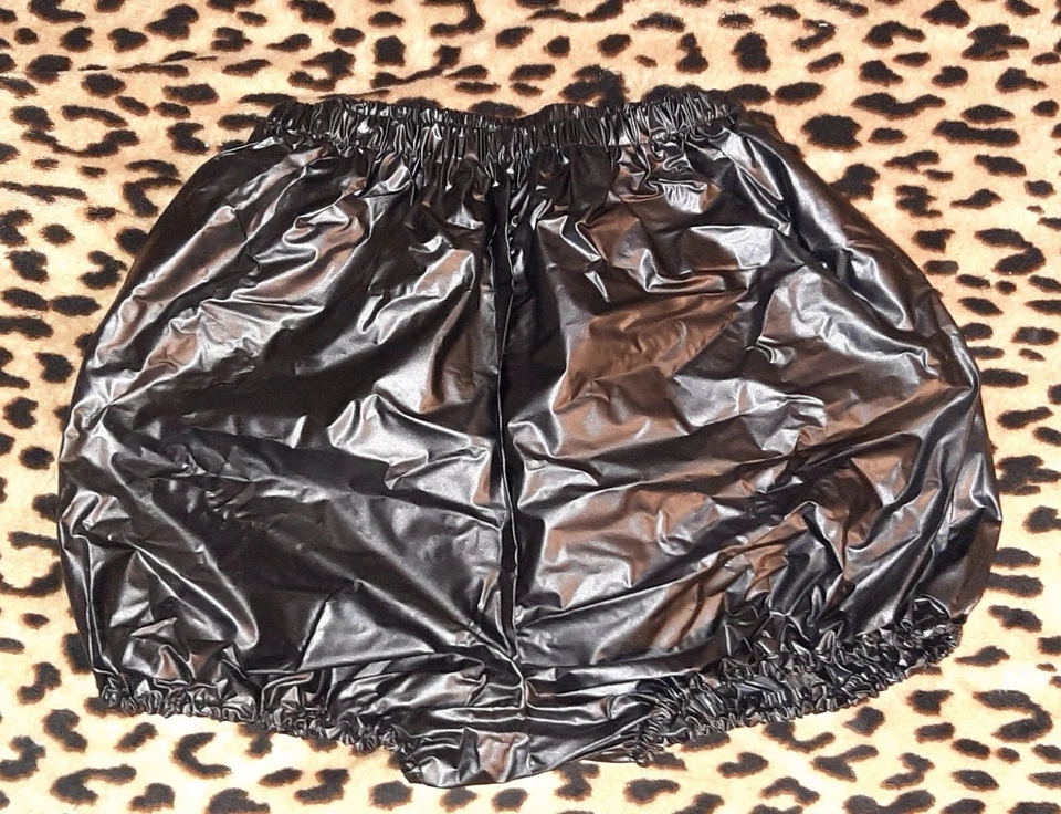 PVC-Windelhose Erwachsene schwarz Adultbaby Zofenhöschen Vinylpanty - Bild 2 von 2
