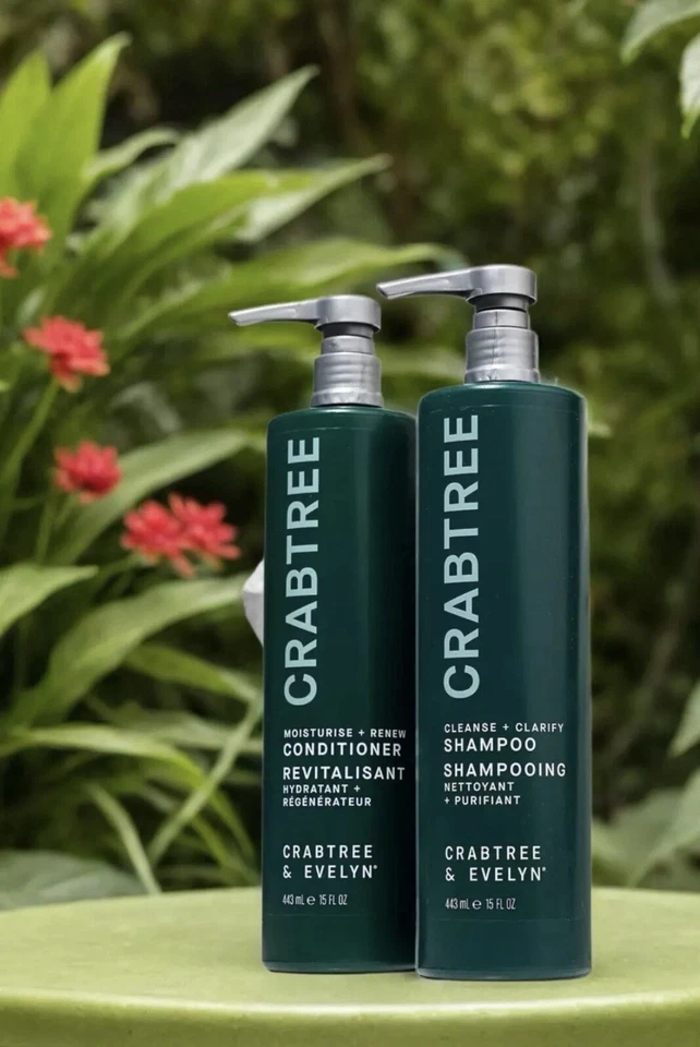 Crabtree & Evelyn - Pamper Hair care Bundle: Shampoo & Conditioner set