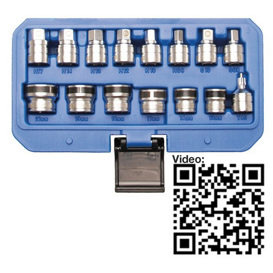 OFFERTA Set BGS 2256: 15 Bussole Calamitate per Tappi Olio Scarico
