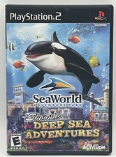 SeaWorld: Shamu's Deep Sea Adventures (Sony PlayStation 2 PS2) W/ Manual CIB