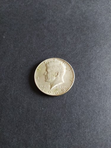 Moneta Stati Uniti Mezzo Dollaro 50 Cents 1969 Argento SPL - Foto 2 di 2